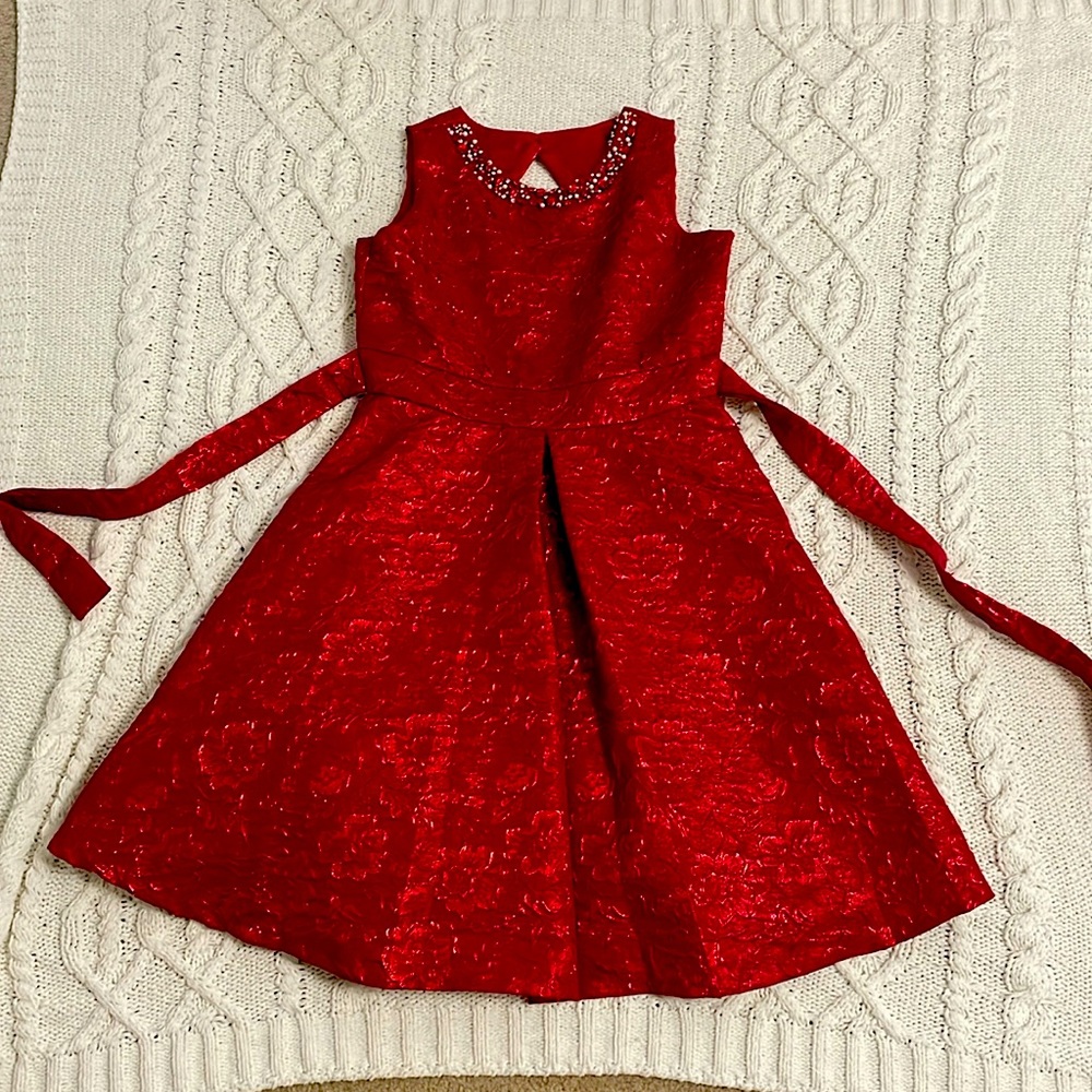 Girls size 18.5 Holiday Dress! Worn only once!